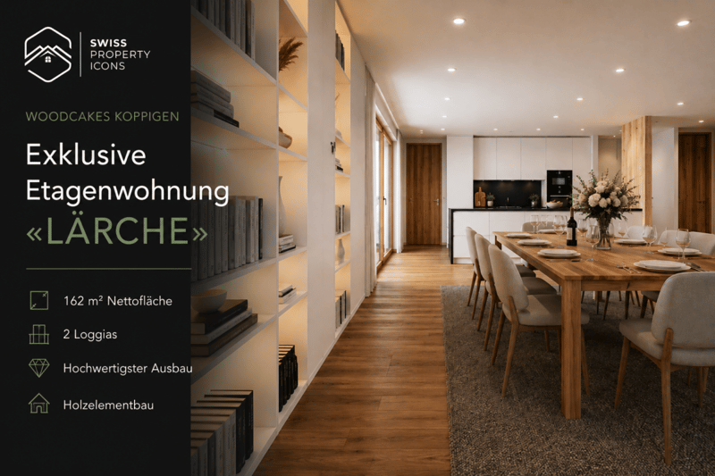 NEUBAU: OG Wohnung "LÄRCHE" - Unglaubliche 5.5 Zimmer Neubauwohnung in Koppigen (1)