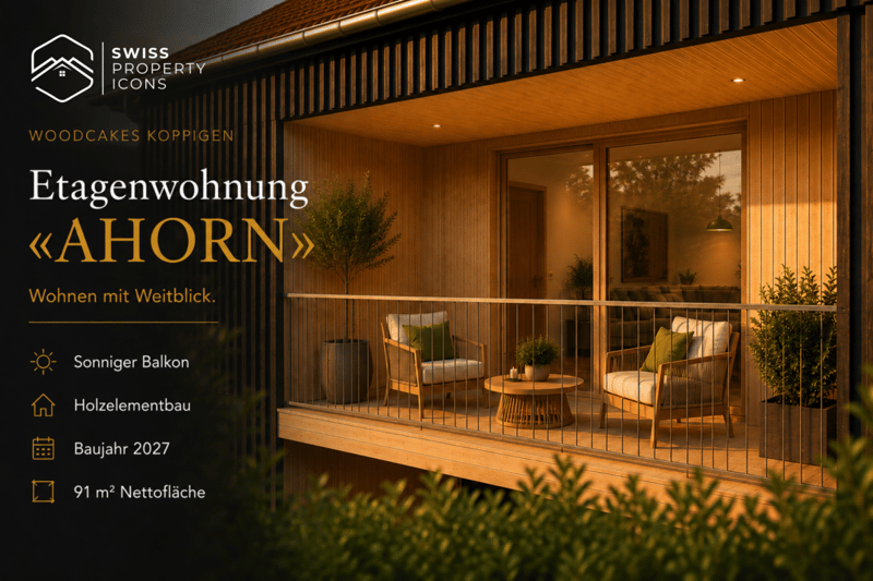 NEUBAU: Etagenwohnung "AHORN" - Traumhafte Neubauwohnungen im Zentrum von Koppigen (1)
