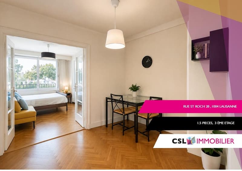 Appartement au centre de lausanne (1)