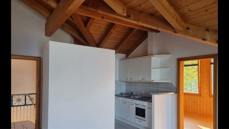 Charmant appartement de 3,5 pièces au dernier étage avec vue lac et montagne de rêve à Brienz (6)