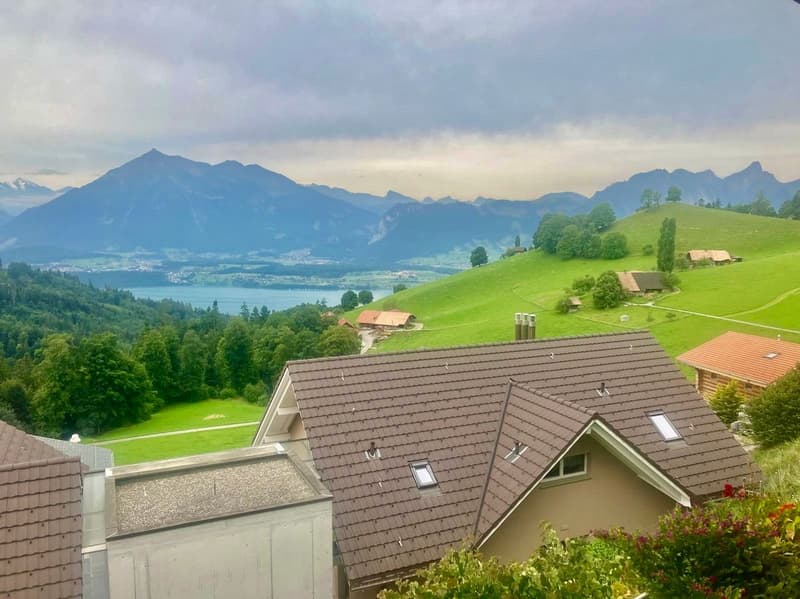 Grosse 2.5-Zimmer-Wohnung mit See und Bergblick in Heiligenschwendi (1)