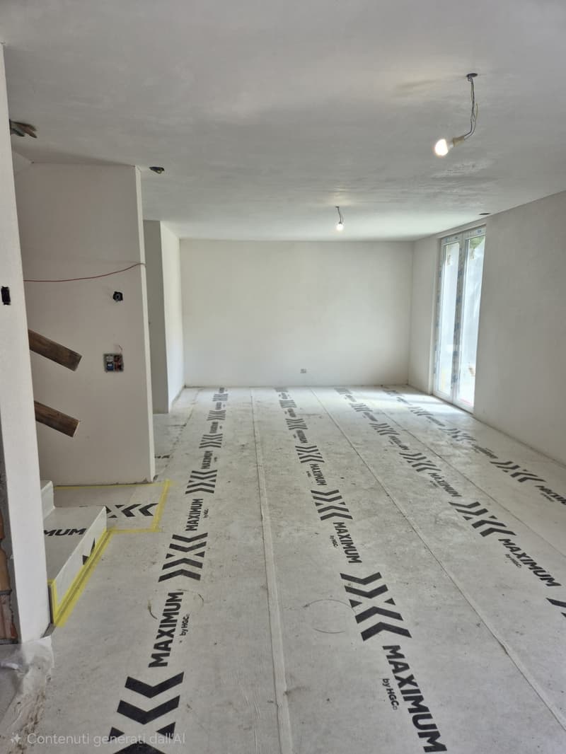 Modern semi-detached house under construction in Biasca (9)