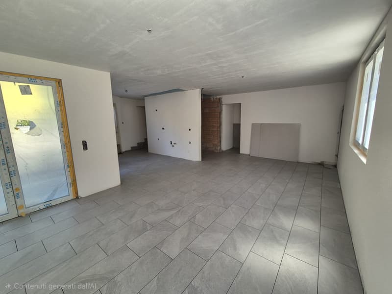 Modern semi-detached house under construction in Biasca (8)