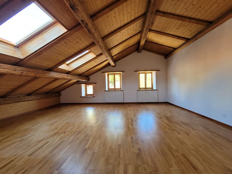 grosszügige 3.5-Zimmer-Dachwohnung in Tamins mit Cheminée! (2)