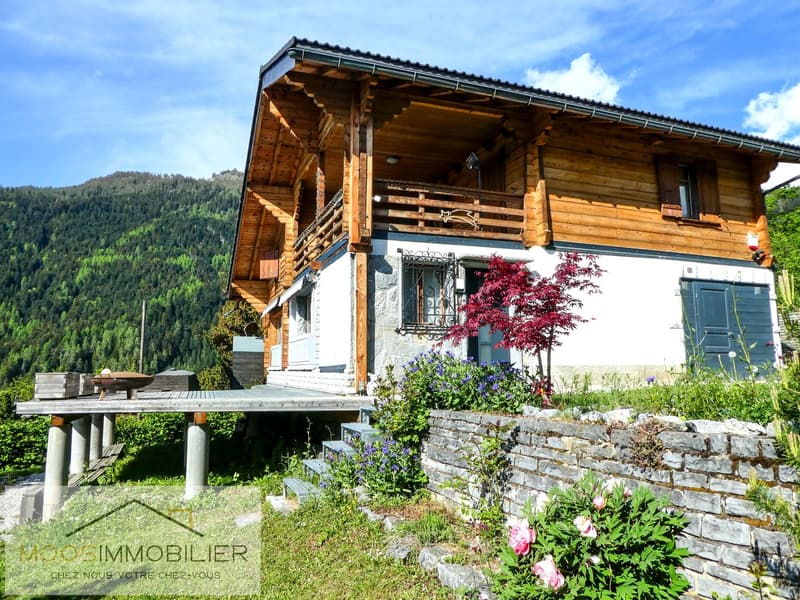 Charming chalet in Ovronnaz with mountain views (1)