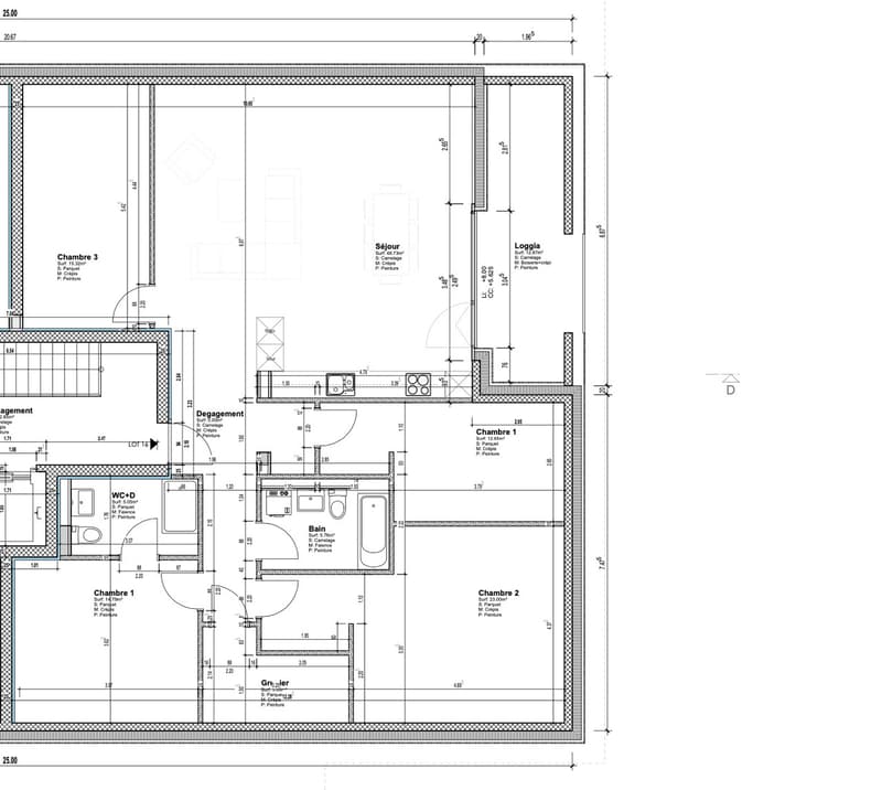 Mansarda di 4,5 locali con un'altezza del soffitto di oltre 4 m e loggia (9)