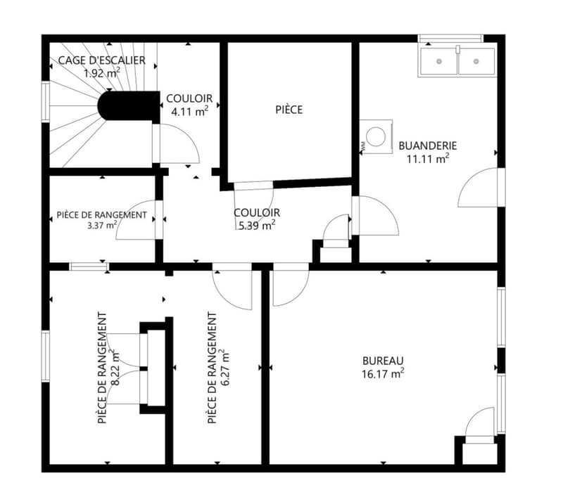 Einfamilienhaus in Chailly mit 160 m2 + einem Keller von ca. 60 m2! (9)