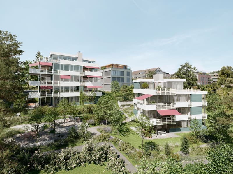 Last free unit: 3.5-room new apartment on the 1st floor with large balcony (1)