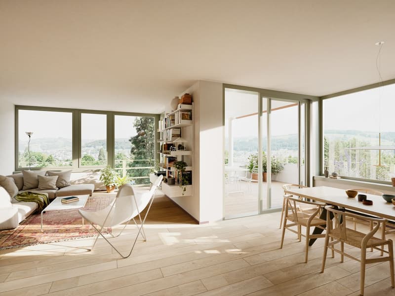 Last free unit: 3.5-room new apartment on the 1st floor with large balcony (6)