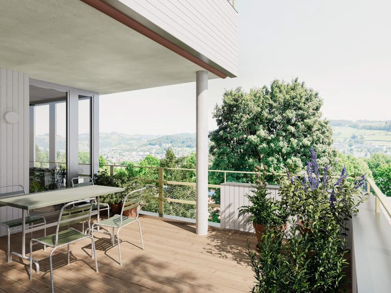 Last free unit: 3.5-room new apartment on the 1st floor with large balcony (3)