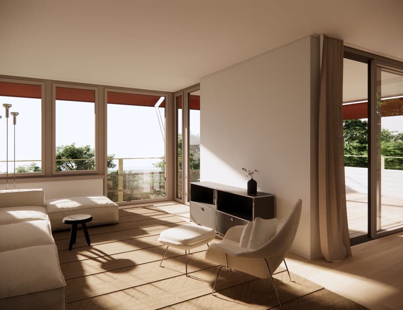 Last free unit: 3.5-room new apartment on the 1st floor with large balcony (4)