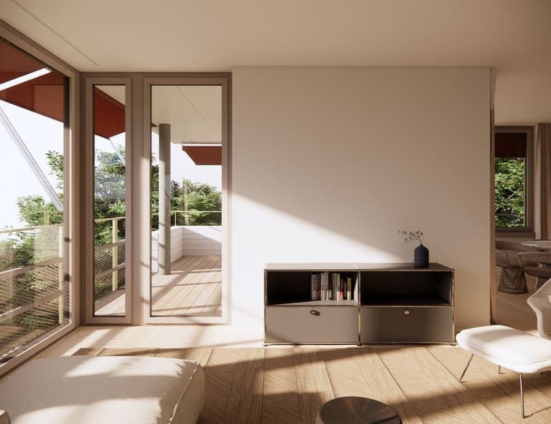 Last free unit: 3.5-room new apartment on the 1st floor with large balcony (10)
