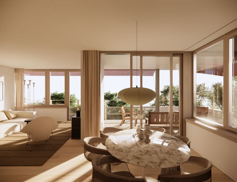 Last free unit: 3.5-room new apartment on the 1st floor with large balcony (5)