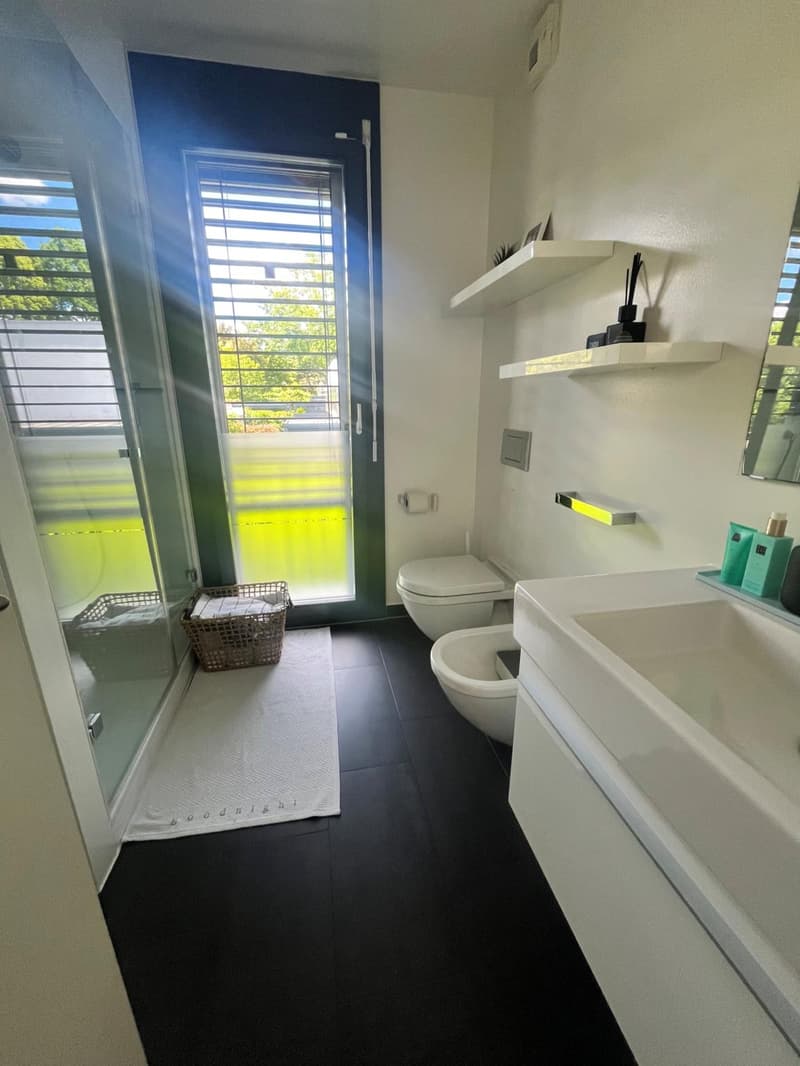 Moderne Wohnung in Versoix mit Terrasse und Garten (9)