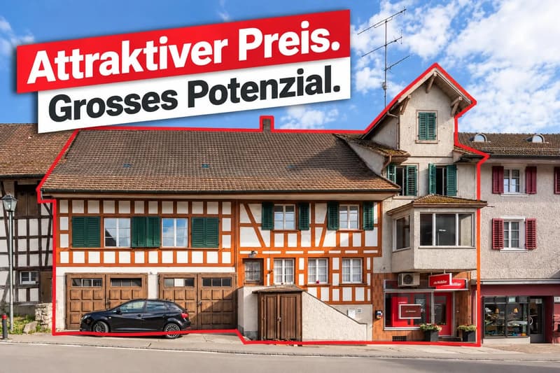 Wohn- und Geschäftshaus mit 3 Einheiten in Andelfingen kaufen (1)