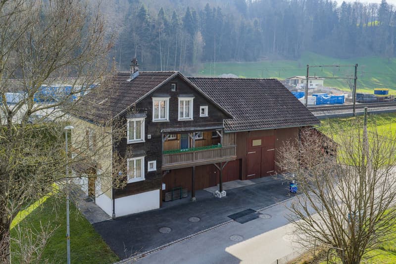 Single-family house with barn (2)