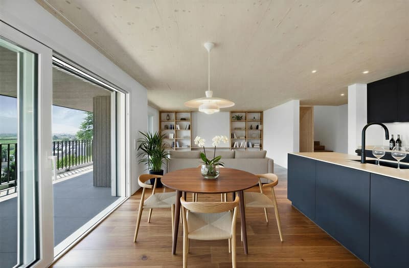Newly built semi-detached houses - living with a wide view (2)