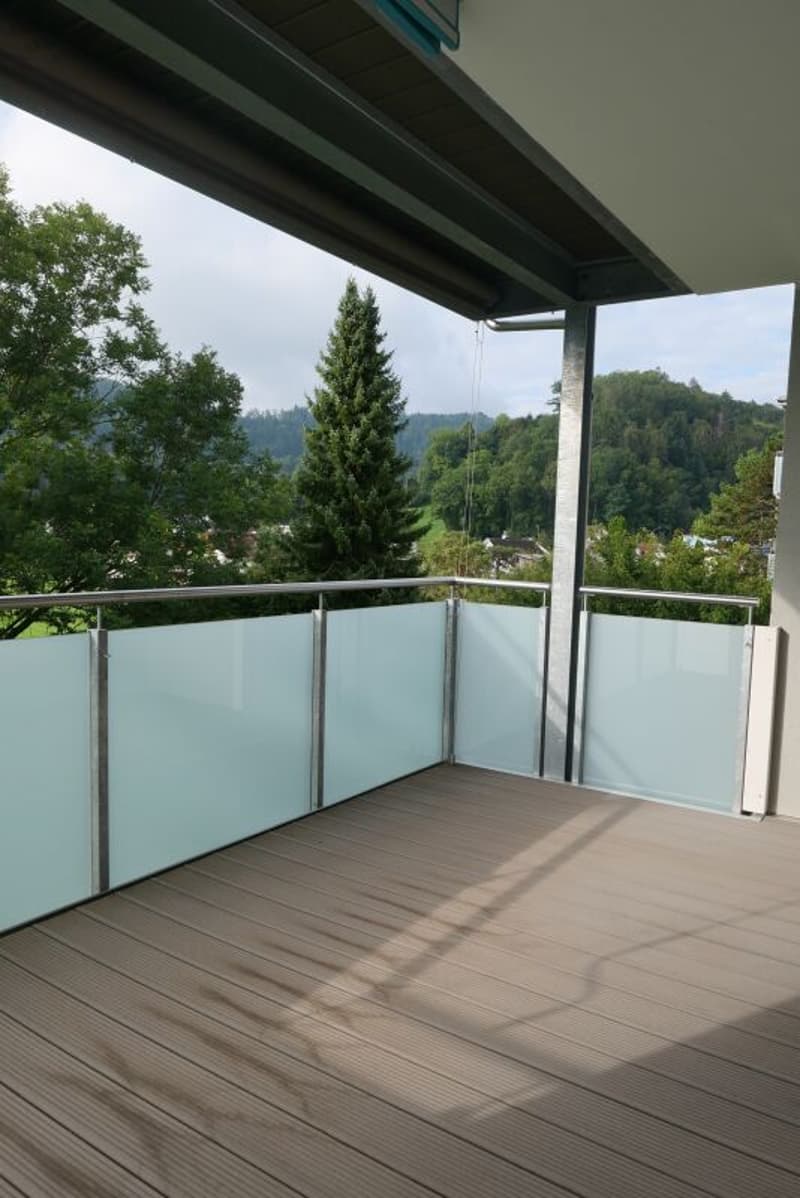 gedeckter Balkon