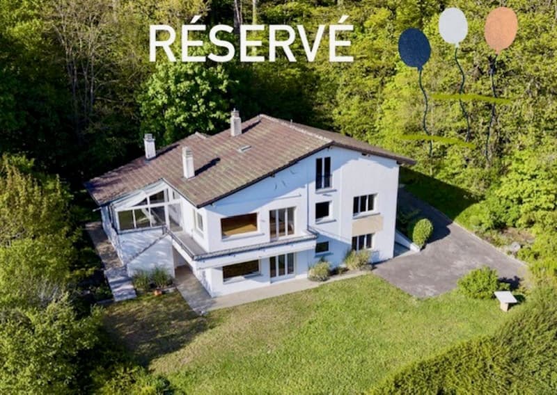La Vigie - Villa with 2 apartments in Corcelles NE – nature, calm, lake and mountain view (1)