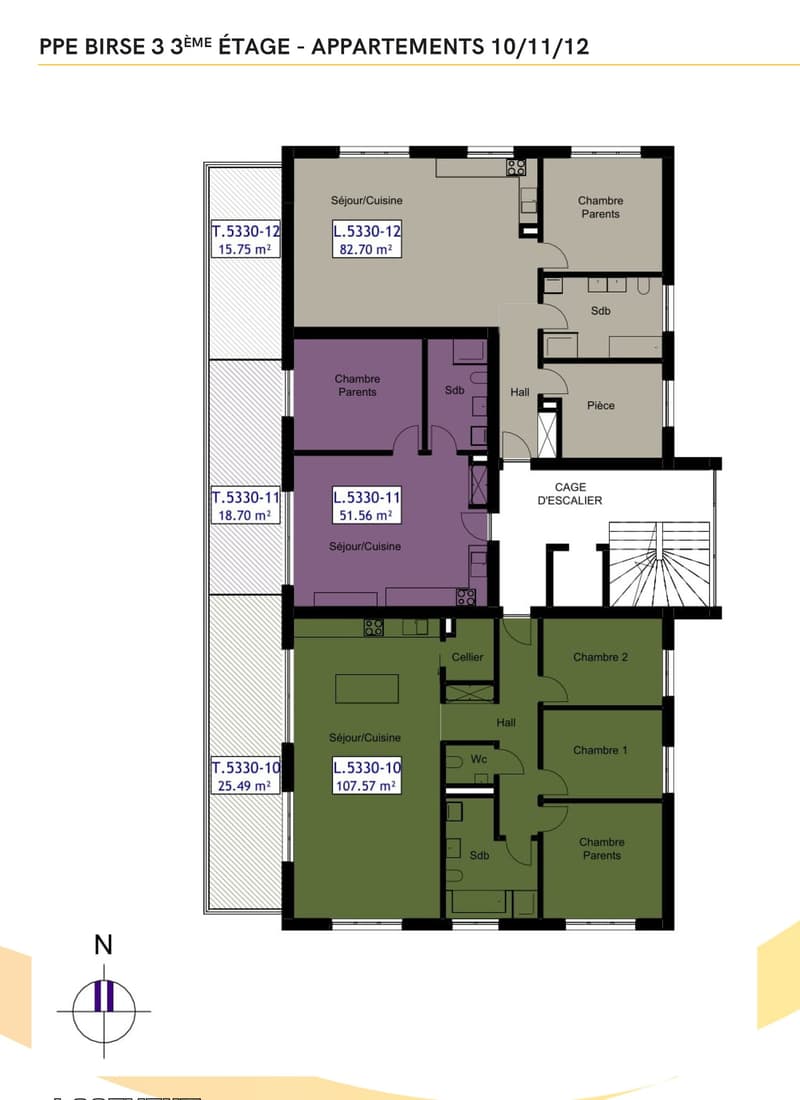Modern apartments in a new building in Delémont (15)