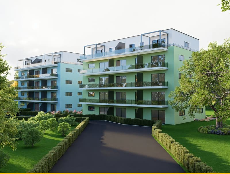 Modern apartments in a new building in Delémont (2)