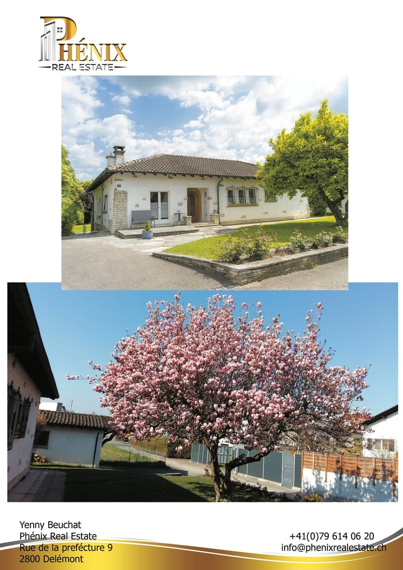 Magnificent 5.5-room villa with panoramic views in Delémont (1)