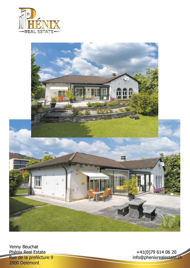 Magnificent 5.5-room villa with panoramic views in Delémont (2)