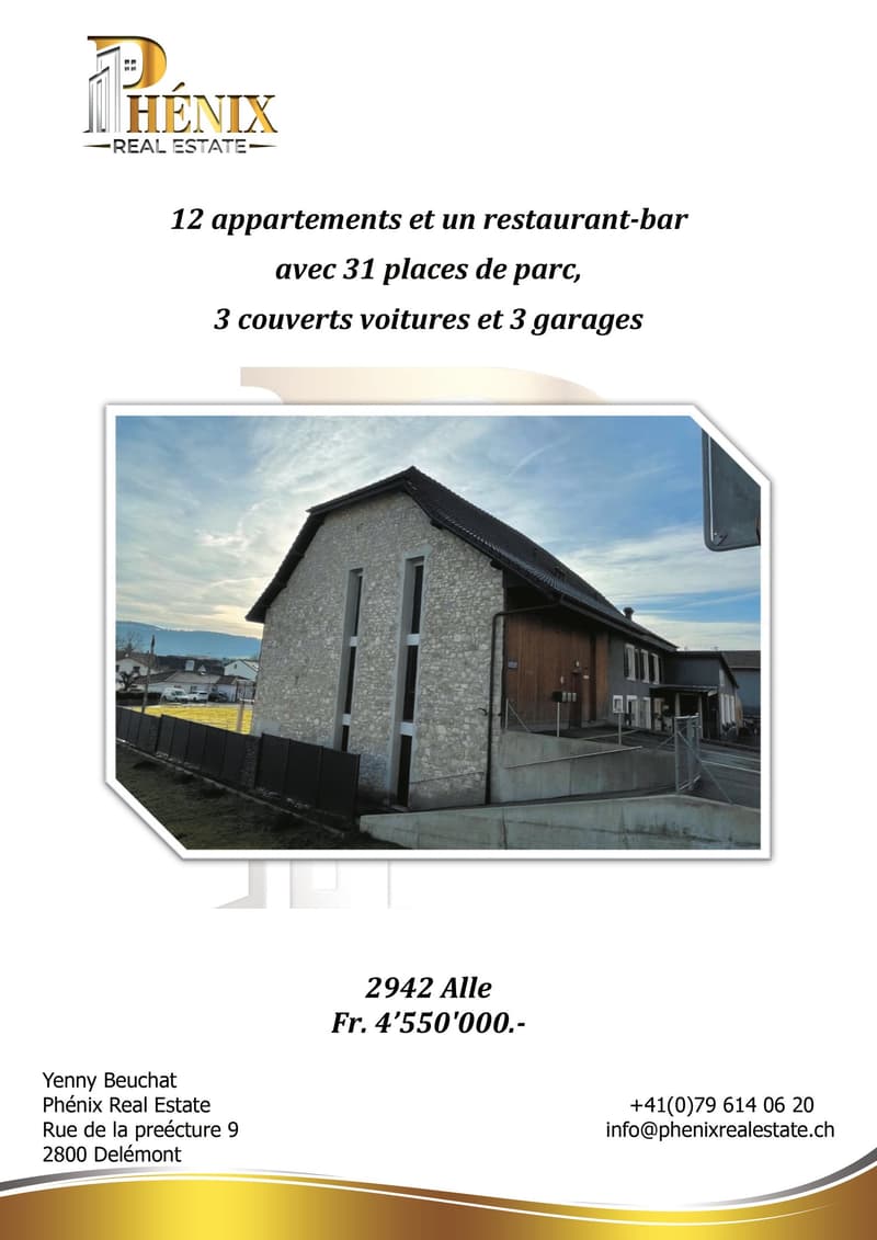 Immeuble résidentiel et commercial à Alle (1)