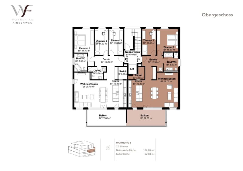 Appartement 3,5 pièces avec balcon à Urtenen-Schönbühl (7)