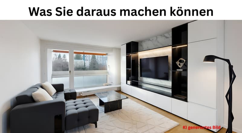 Appartement 5.5 pièces avec 2 balcons, situé au centre de Bern-Bümpliz (1)