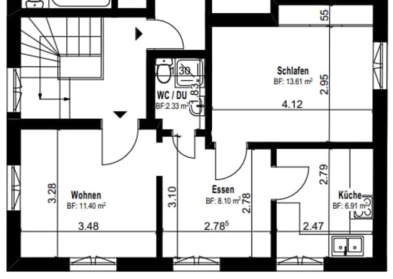 Möblierte 2.5-Zimmer Wohnung im Herzen von Thun (11)
