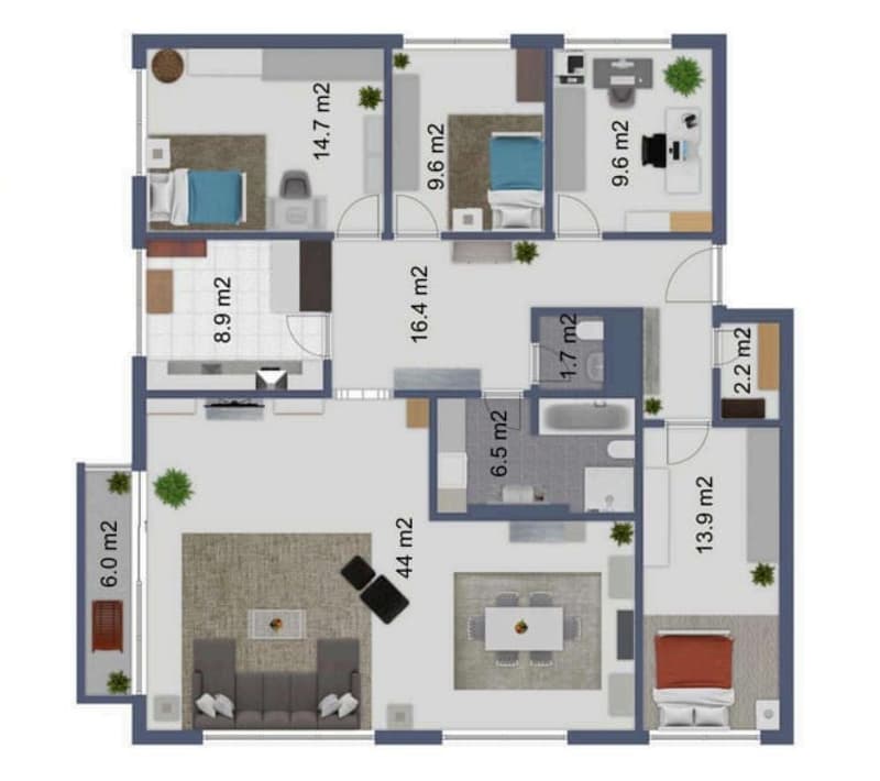 Helle 5.5-Zi.-Wohnung mit Balkon in Zollikofen mieten (12)