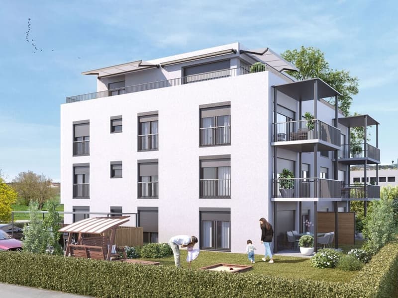 3.5-Zimmer-Gartenwohnung mit Sitzplatz in Münsingen kaufen (2)