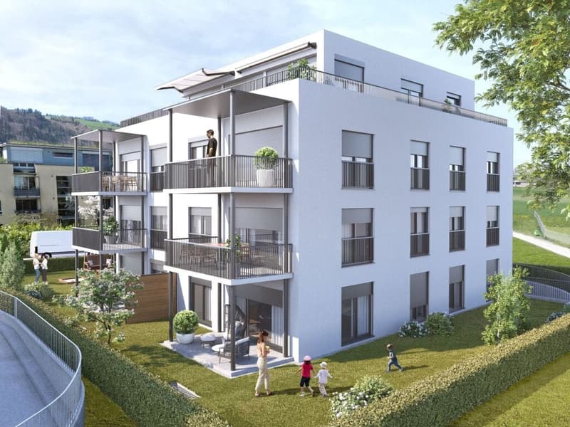 3.5-Zimmer-Gartenwohnung mit Sitzplatz in Münsingen kaufen (1)