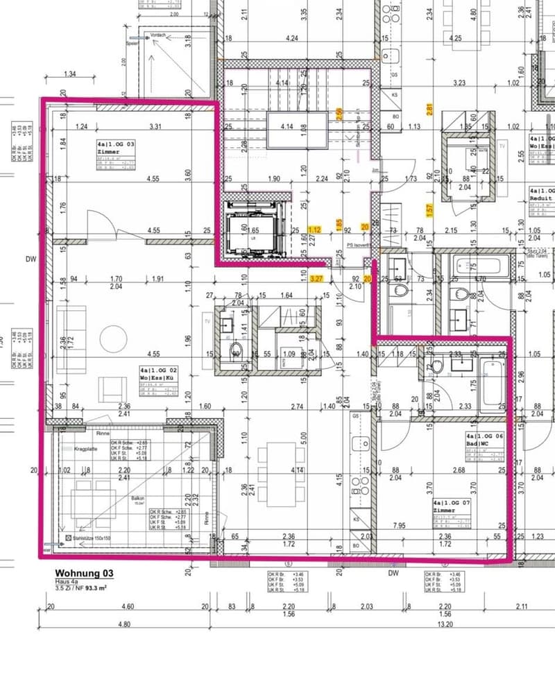 Moderne 3.5-Zimmer-Wohnung mit Balkon in Flamatt mieten (11)