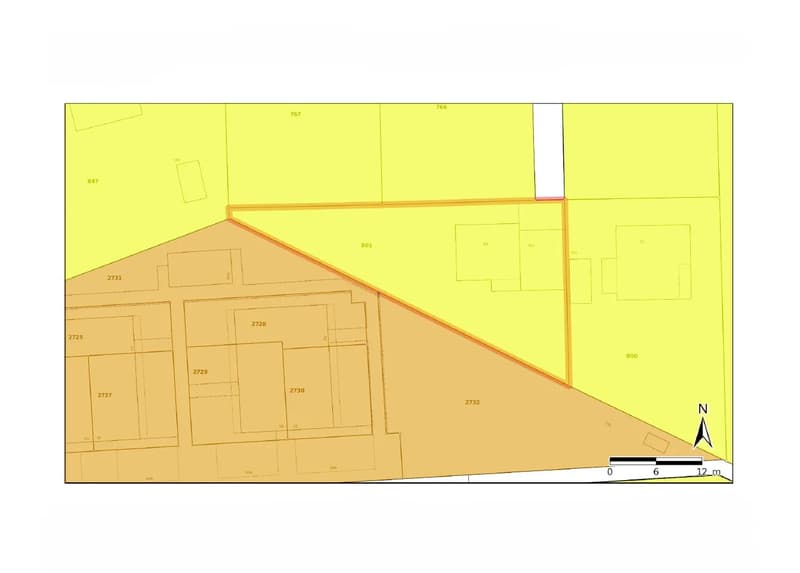 Bauland 1'148 m², voll erschlossen, zentrale Lage in Flamatt (8)