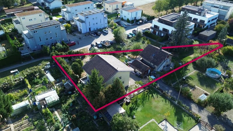 Bauland 1'148 m², voll erschlossen, zentrale Lage in Flamatt (2)