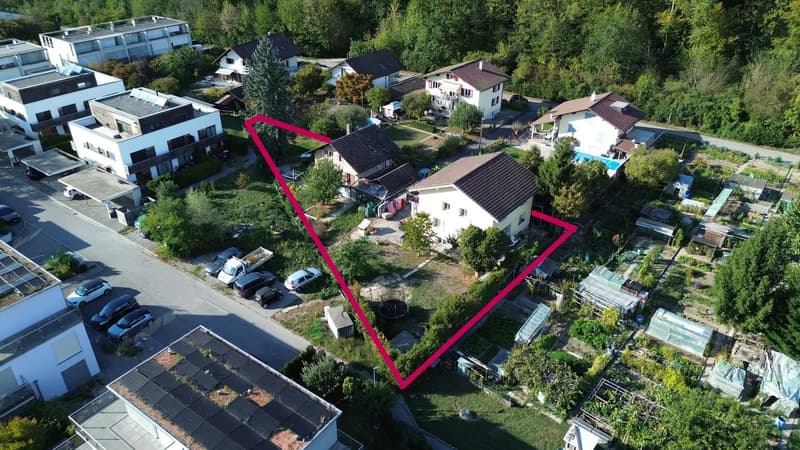 Bauland 1'148 m², voll erschlossen, zentrale Lage in Flamatt (3)