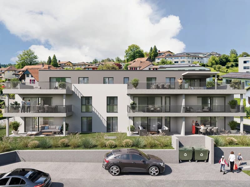 4.5 Zimmer Neubauwohnung im Erdgeschoss mit Sitzplatz (1)