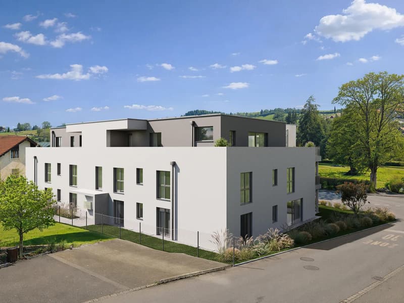 4.5 Zimmer Neubauwohnung im 1. Obergeschoss mit Balkon (8)