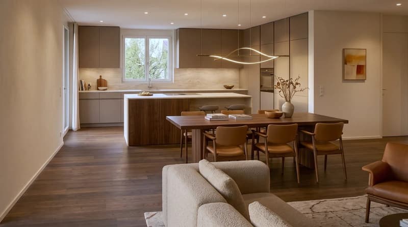 4.5 Zimmer Neubauwohnung im 1. Obergeschoss mit Balkon (1)