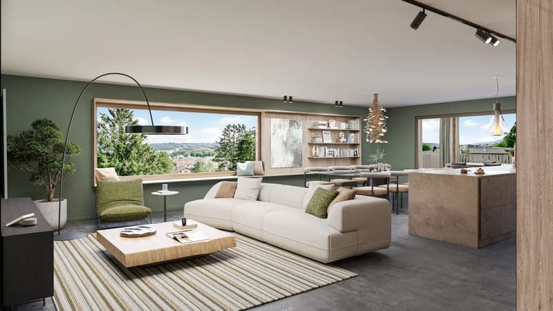 4.5 Zimmer Neubauwohnung im Erdgeschoss mit 44 m² Terrasse (3)