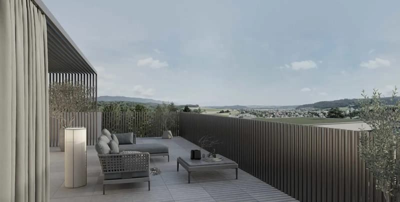 6.5 Zimmer Attikawohnung mit 170 m² Dachterrasse (4)