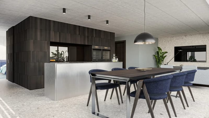 3.5 Zimmer Attikawohnung mit 114 m² Terrasse (2)