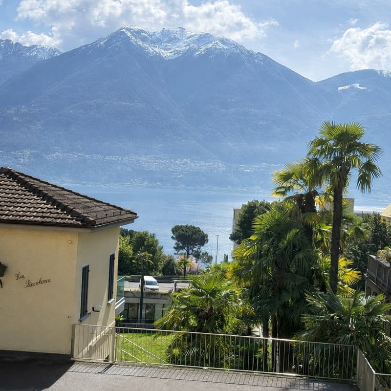 MURALTO: VUE SUR LE LAC, LUMIÈRE ET TRANQUILLITÉ DANS UN APPARTEMENT 2.5 PIÈCES (7)