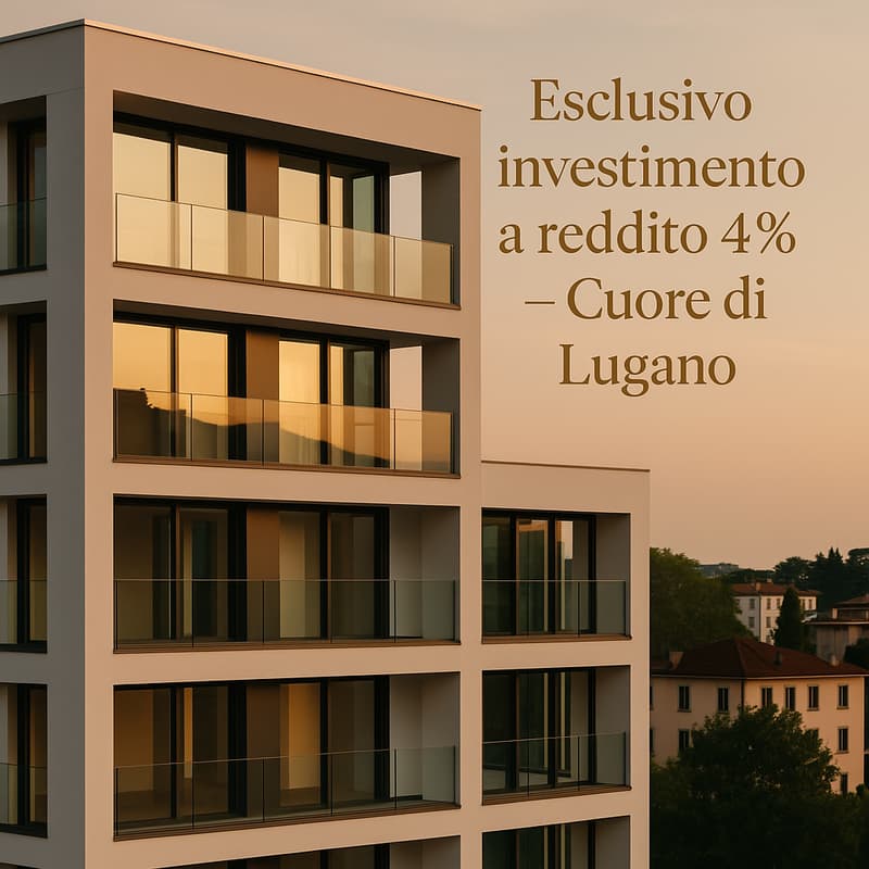 ESCLUSIVO INVESTIMENTO A REDDITO 4% â CUORE DI LUGANO (1)