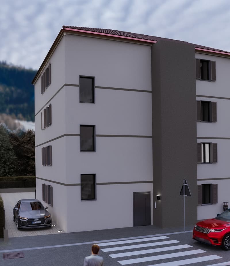 ATTICO DUPLEX 5.5 LOCALI NEL CUORE DI BIASCA (7)