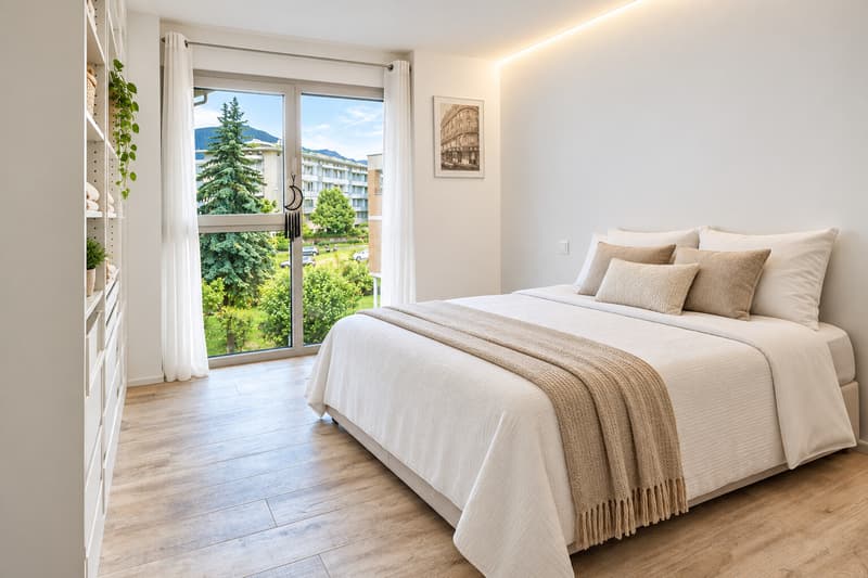 MASSAGNO â NUOVO 2.5 LOCALI CON BALCONE E FINITURE DI ALTO S (6)