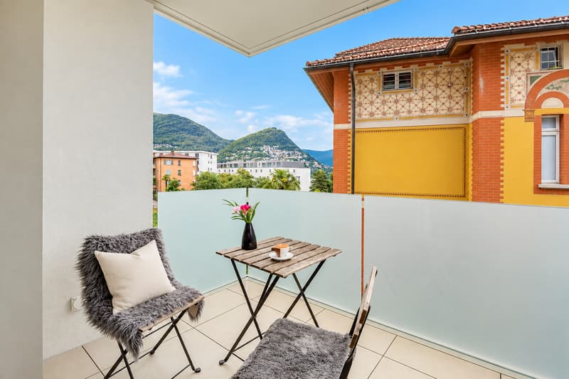 MASSAGNO â NUOVO 2.5 LOCALI CON BALCONE E FINITURE DI ALTO S (4)