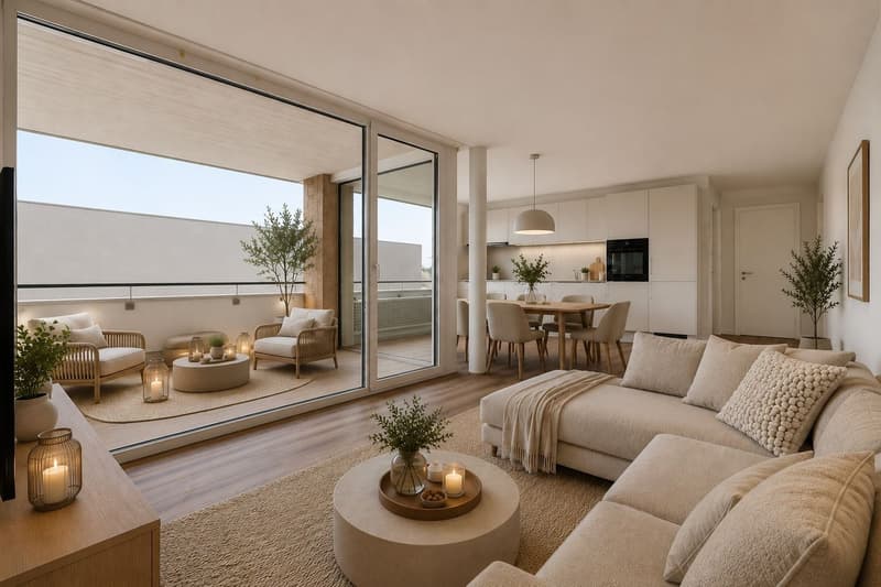 Modern living and relaxation – New apartment with sunny loggia (1)